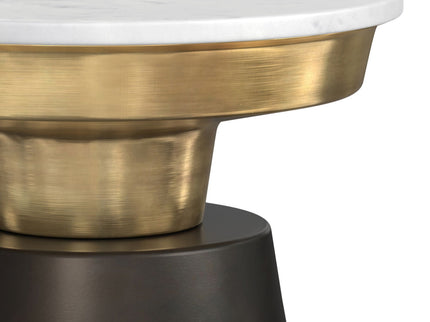 Jaxine - Side Table - Black / Gold