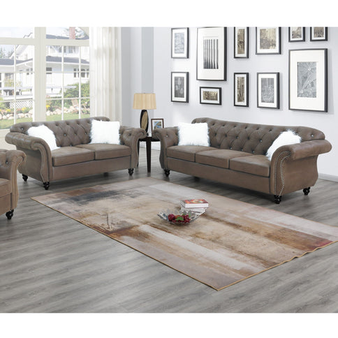 Loveseat With Pillows Living Room Furnitur
