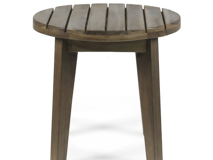 Outdoor Acacia Wood Side Table With Weather Resistance