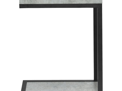 Snack Table With Industrial Base