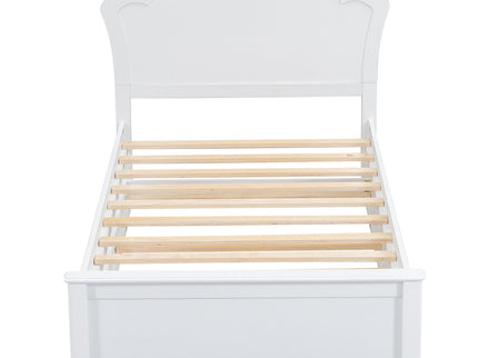 Platform Bed With Headboard And Trundle