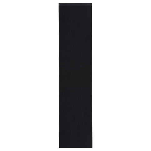 Sloat - 3 Shelf Media Tower With Cabinet Storage - Black