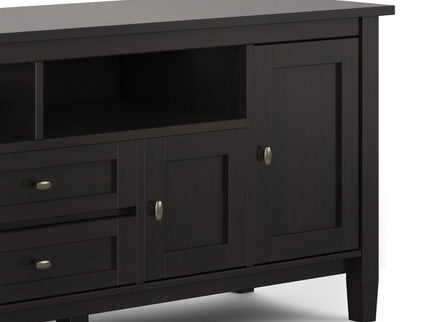 Warm Shaker - TV Media Stand - Hickory Brown