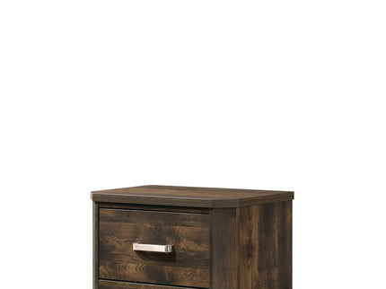 Elettra - Rustic Nightstand - Walnut