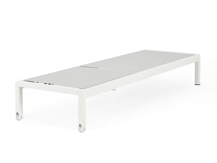 Outdoor Patio Chaise Lounge With 5 Reclining Positions