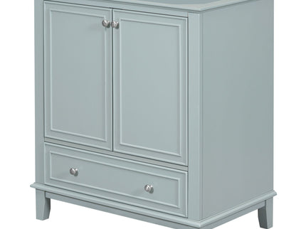 Modern Bathroom Vanity Base Only With Doors And Drawer