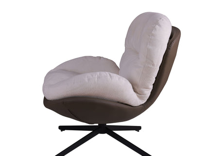 360° Swivel Office Chair, No Wheels