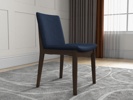 Laura - Mid-Century Modern Solid Wood Dining Chair (Set of 2)