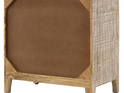 Kenzie - 3 Drawer Mandala Cabinet - White