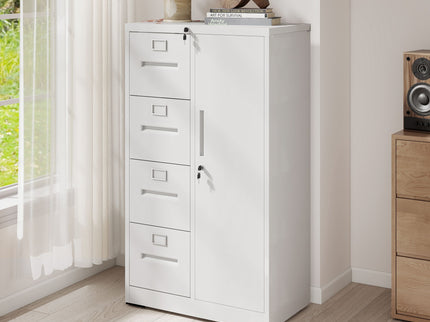Storage Vertical Filing Cabinet With Lock