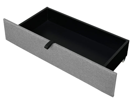 Upholstered Platform Bed With Storage Headboard, Trundle & 2 Drawers And A Set Of Sockets & USB Ports