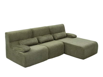 Oversized Sectional Sofa, Living Room Seating With Modular Design