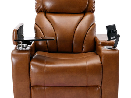 Power Motion Recliner Electric Power Recliner With USB Charging Port, Hidden Arm Storage, Convenient Cup Holder And tooth Speaker
