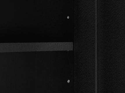 Tall Freestanding Bathroom Storage Cabinet With Adjustable Shelves And Side Hooks