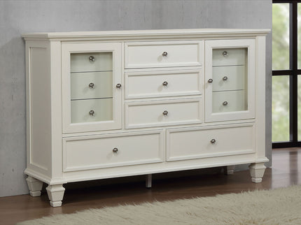 Dennis - 11 Drawer Dresser - Cream White