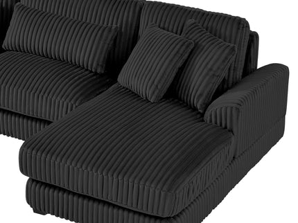 Oversized Sectional Sofa U - Shaped Sofa Couch Modern Sofa Upholstered In Soft With A Chaise Lounge For Living Room