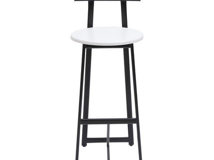 Modern Bar Stools With Backrest For Kitchen (Set of 3)