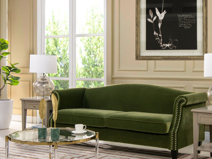 Elaine - Camel Back Small Space Sofa