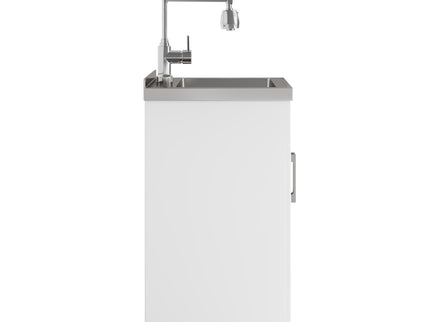 Hennessy - Deluxe Laundry Cabinet With Faucet And Stainless Steel Sink