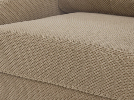Accent Chair With Storage Ottoman, Reclining Single Chaise Lounge With Cupholders And USB, C Ports