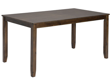 6 Pieces Kitchen Dining Set, Rectangular Wooden Dining Table With 4 Chairs And A Bench