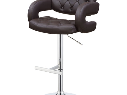 Adjustable Bar Stool With Upholstery