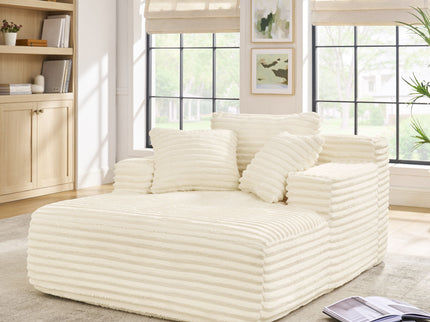 Chaise Lounge Sofa Bed With Deep Seat For Living Room