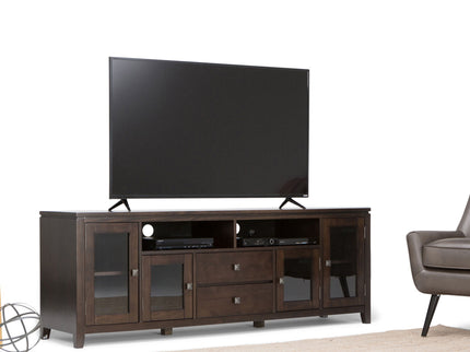 Cosmopolitan - Wide TV Media Stand - Mahogany Brown