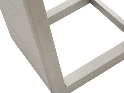 Aluminum Outdoor C - Shaped Side Table For Patio