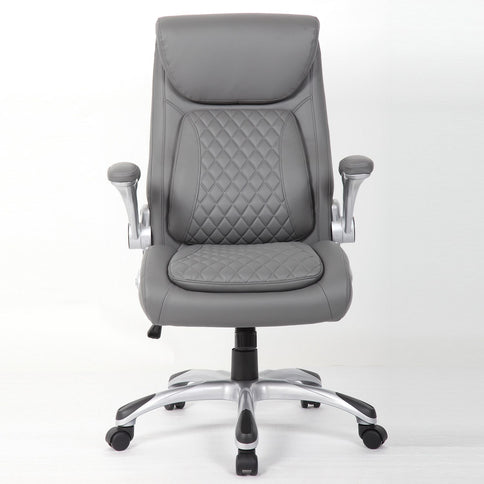 High Back Ergonomic Executive Office Chair, Adjustable Height And Lumbar Support For Home & Office - Antique Gray