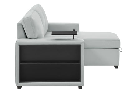 Tracey - Sofabed With Pullout - Silver