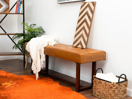 Cameron - Bench - Brown / Tan