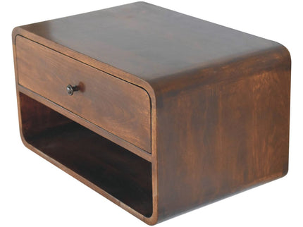 Curve Upper Slot Floating Nightstand