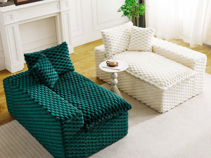 Multifunctional Sofa Pink Black, Fits 4 People