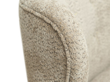 Nordic Chair Laid Back Loveseats With Curved Backres, No Armrests