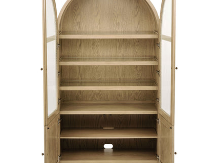 Kimpton - 4 Door Dining Display Cabinet - Beige
