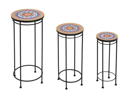 Wesley - Plant Stand - Black / Red