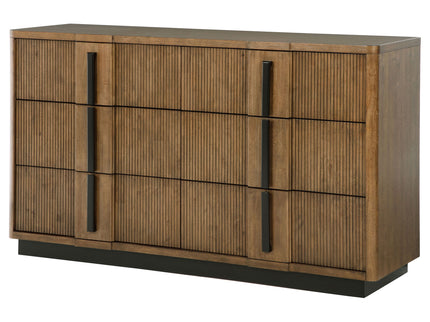 Moraga - 6 Drawer Dresser Cabinet - Ash Brown