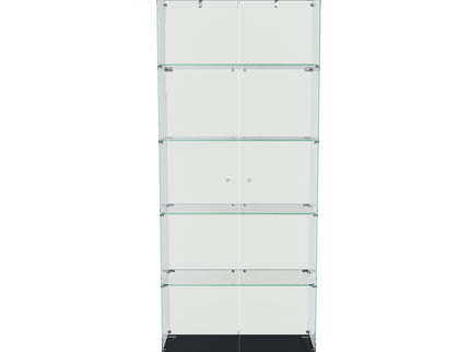 Premium 5 Tier Glass Display Case With 5 Dynamic LED Modes