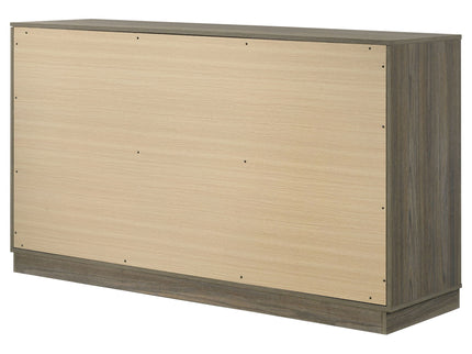 Edmondson - 9 Drawer Dresser With Hidden Jewelry Tray - Natural / Gray