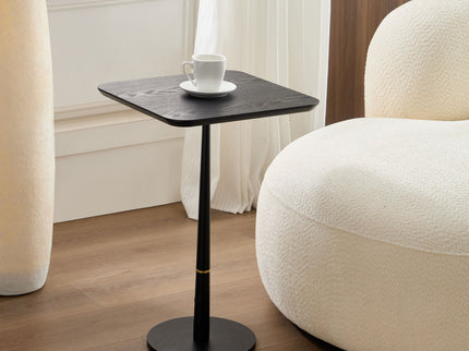 Modern Square Coffee Table And Computer Desk - Black / Gold