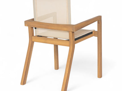 Belfast - Dining Chair With Acacia Wood Frame And Seating (Set of 2)