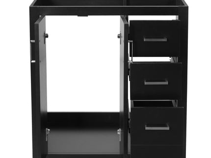Retro Style Bathroom Vanity With 3 Drawers & Soft-Closing Doors