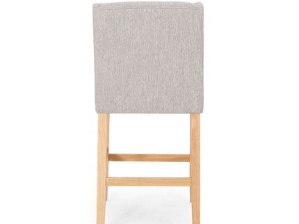 Vienna - Contemporary Fabric Tufted & Wingback Counter Stools (Set of 2)