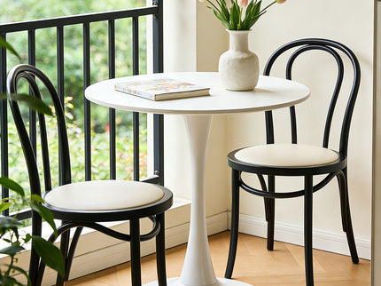 Round Dining Table With Tulip Style Base