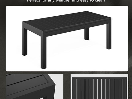 Modern 5 Seat Outdoor Patio Furniture Set With Coffee Table