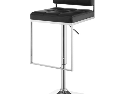 Adjustable Bar Stool, Height-Adjustable For Modern Dining Spaces