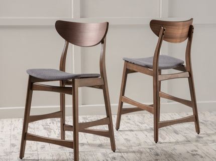 Elegant Counter Height Chair With Cushioned Seat