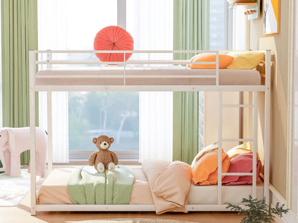 Metal Bunk Bed, Low Bunk Bed With Ladder