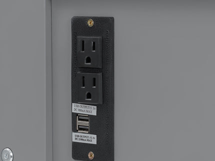 Murphy Bed With Desk, LED Lights And USB Charging Station